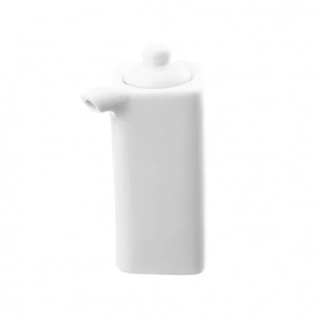 ALCUZA PORCELANA BLANCA (ACEITE O VINAGRE) 9 CM ALTO