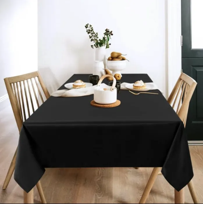 MANTELES RECTAN. NEGROS 2,50 LARGO X 1,50 ANCHO