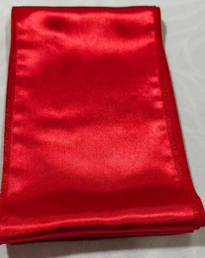 CINTA ROJA PARA FUNDAS RASO 2 METROS X 14 CM ANCHO