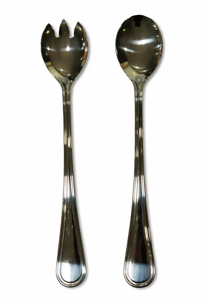 CUCHARA + TENEDOR ENSALADAS 26 CM