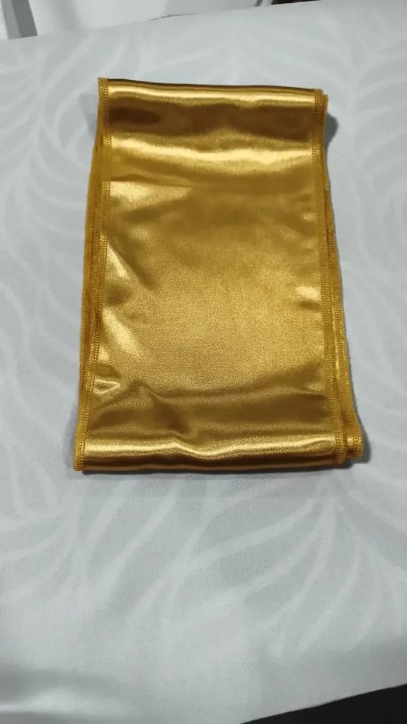 CINTA DORADA PARA FUNDAS RASO 2 METROS X 14 CM ANCHO